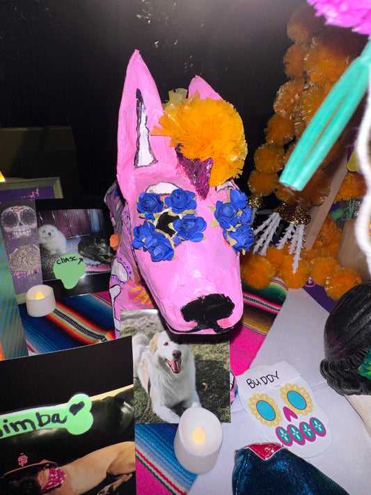 Papel mache Fall camp