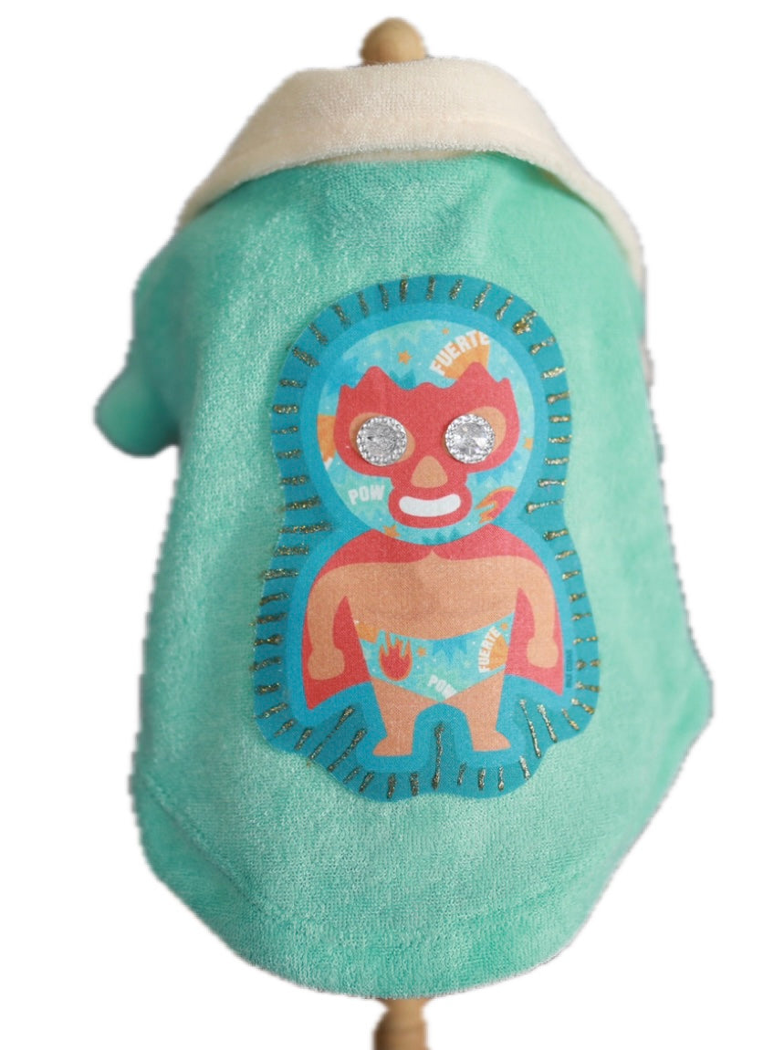 Seafoam Terry Cloth Cabana Shirt