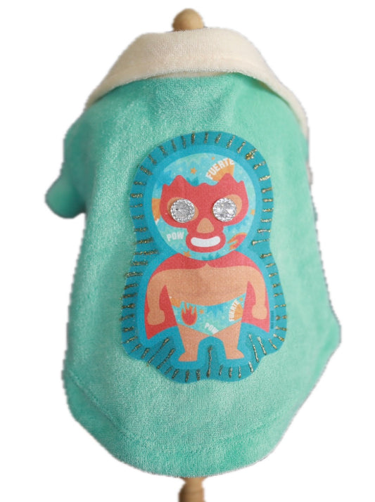 Seafoam Terry Cloth Cabana Shirt