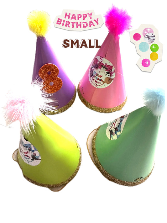 Happy Birthday hats for dogs