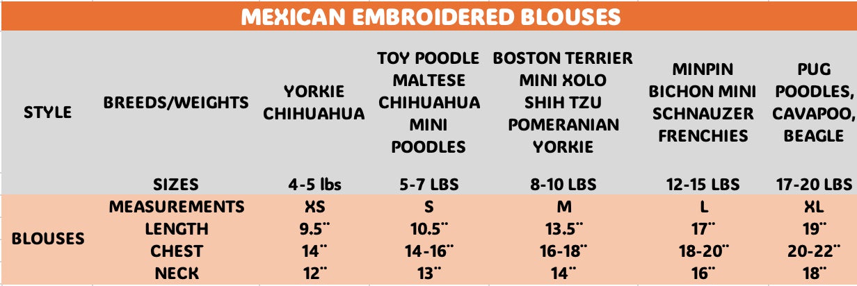 Vibrant Mexican Dog Blouses: Style Meets Comfort!