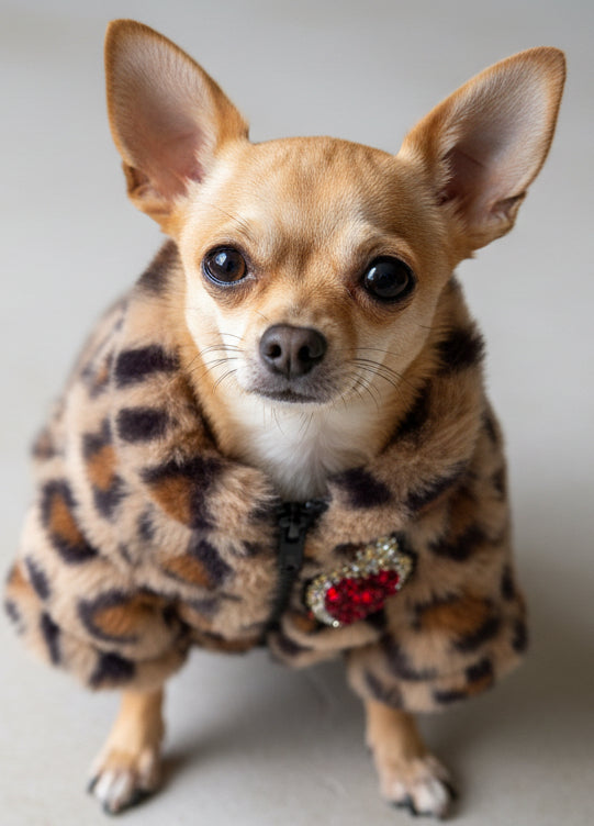 Wild Diva Animal-Print Dog Jacket