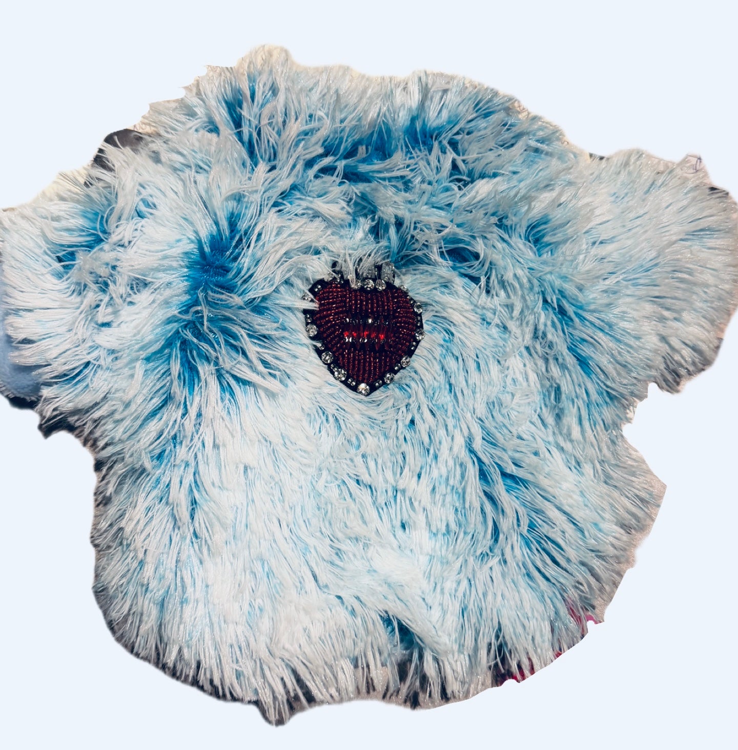 Cloud-Soft Fluffy Blue Dog Sweater