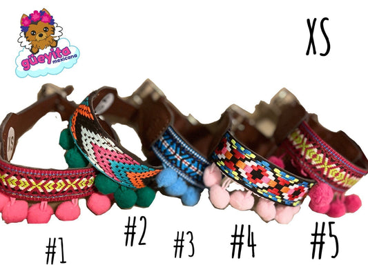 Artisanal Dog Collar size XS - GueyitaMexicana