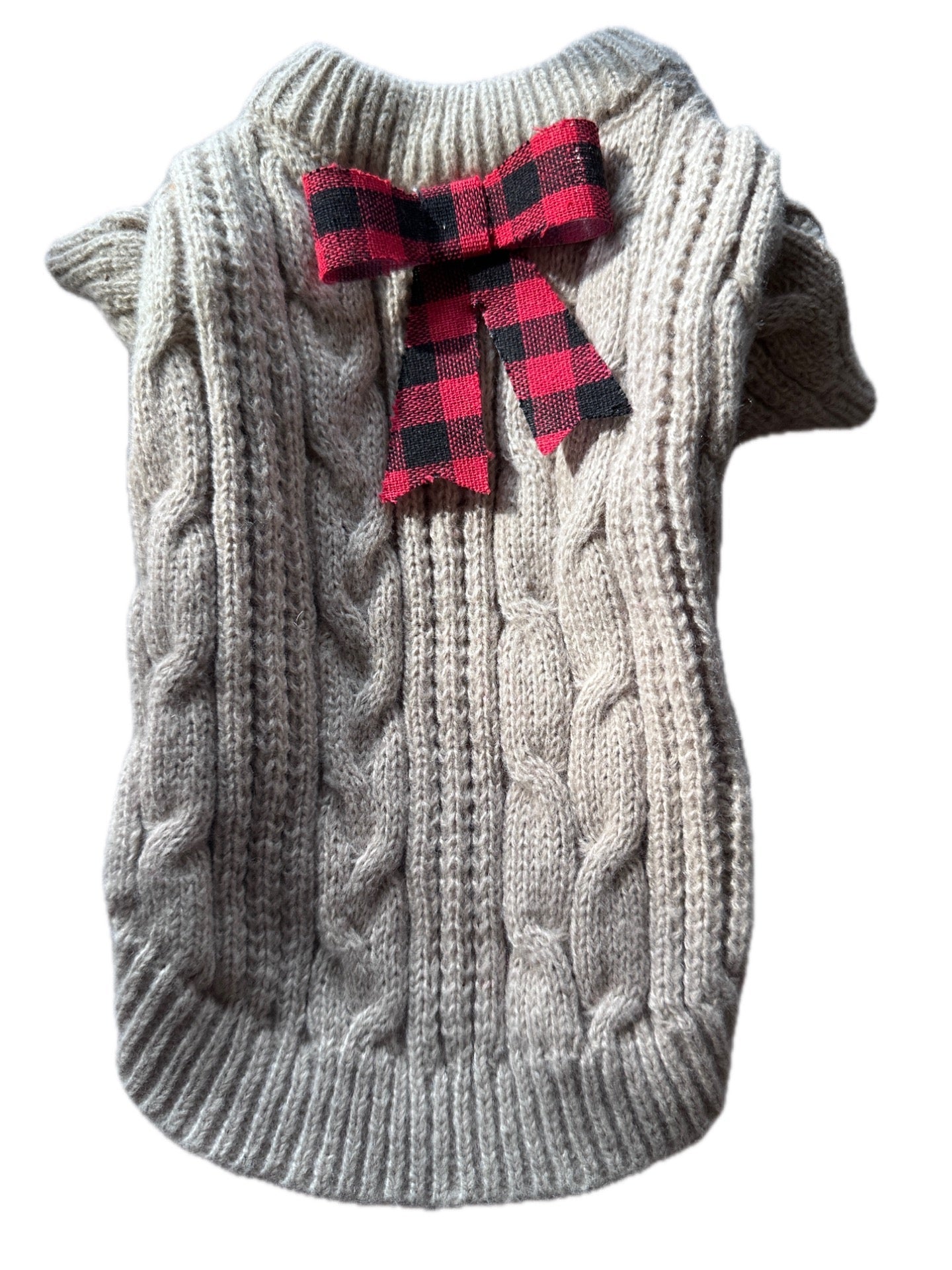 Cozy beige Dog sweater - GueyitaMexicana