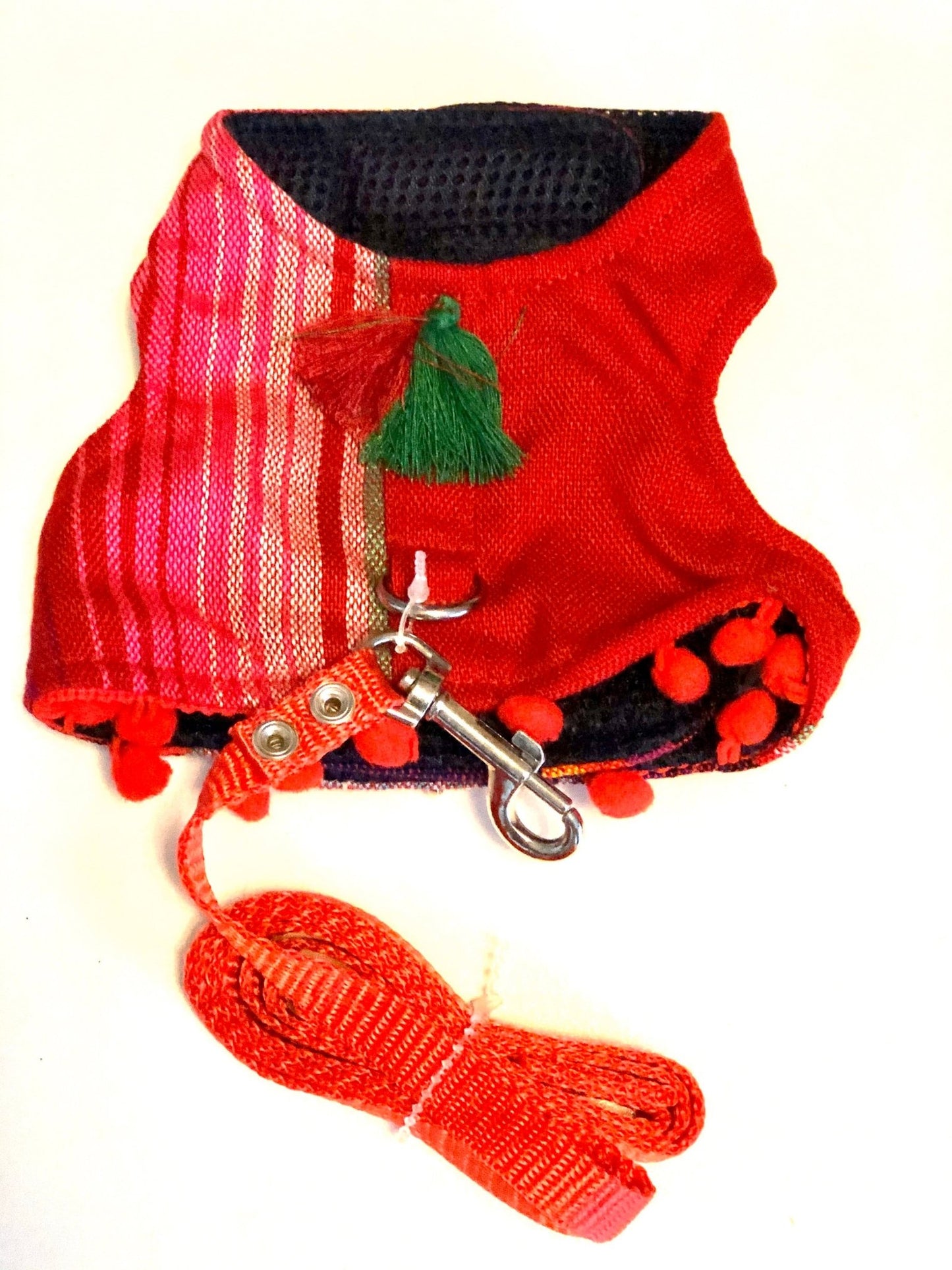 Dog Harness Serape style color red - GueyitaMexicana