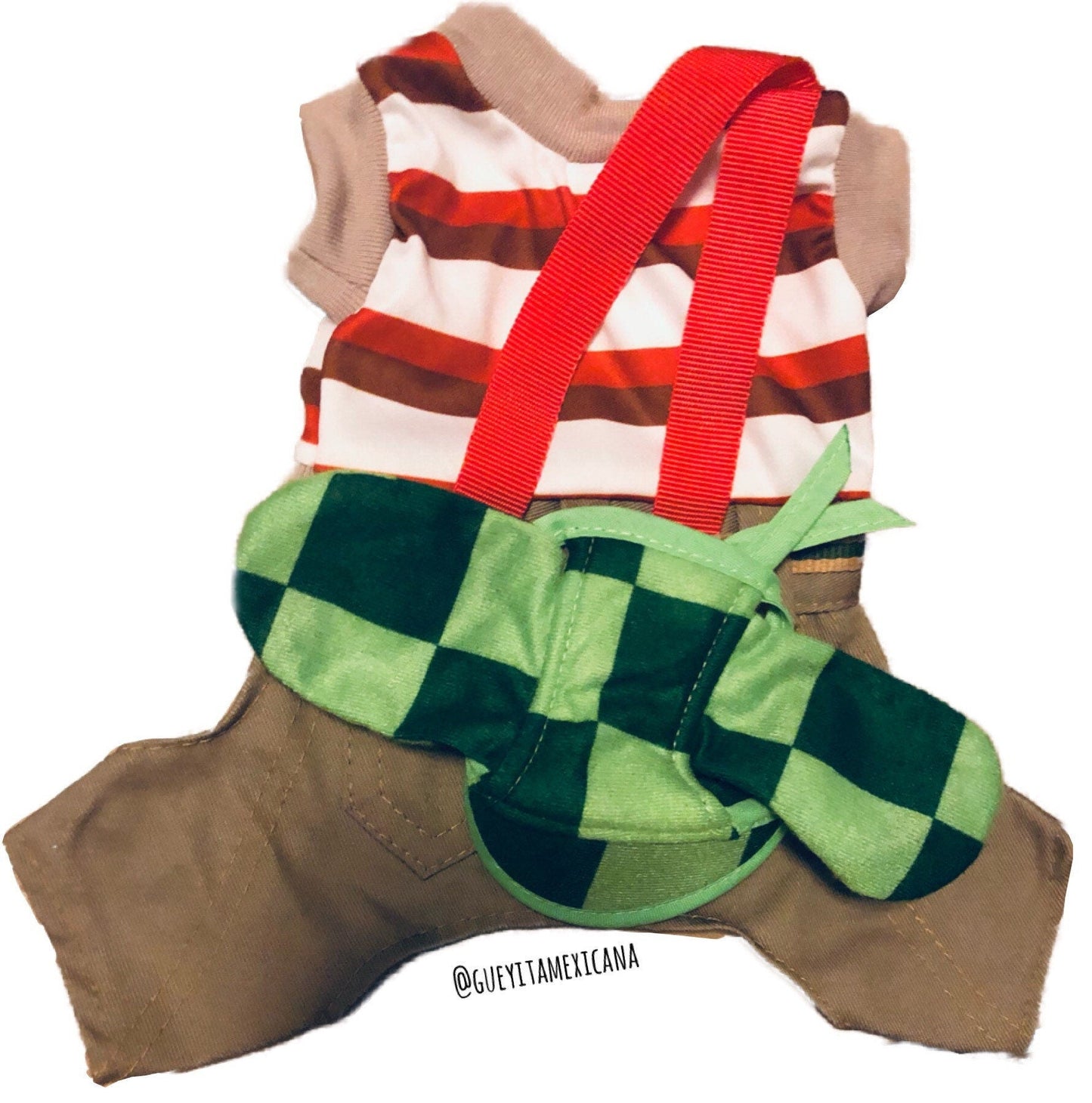 El Chavo del Ocho Dog costume - GueyitaMexicana
