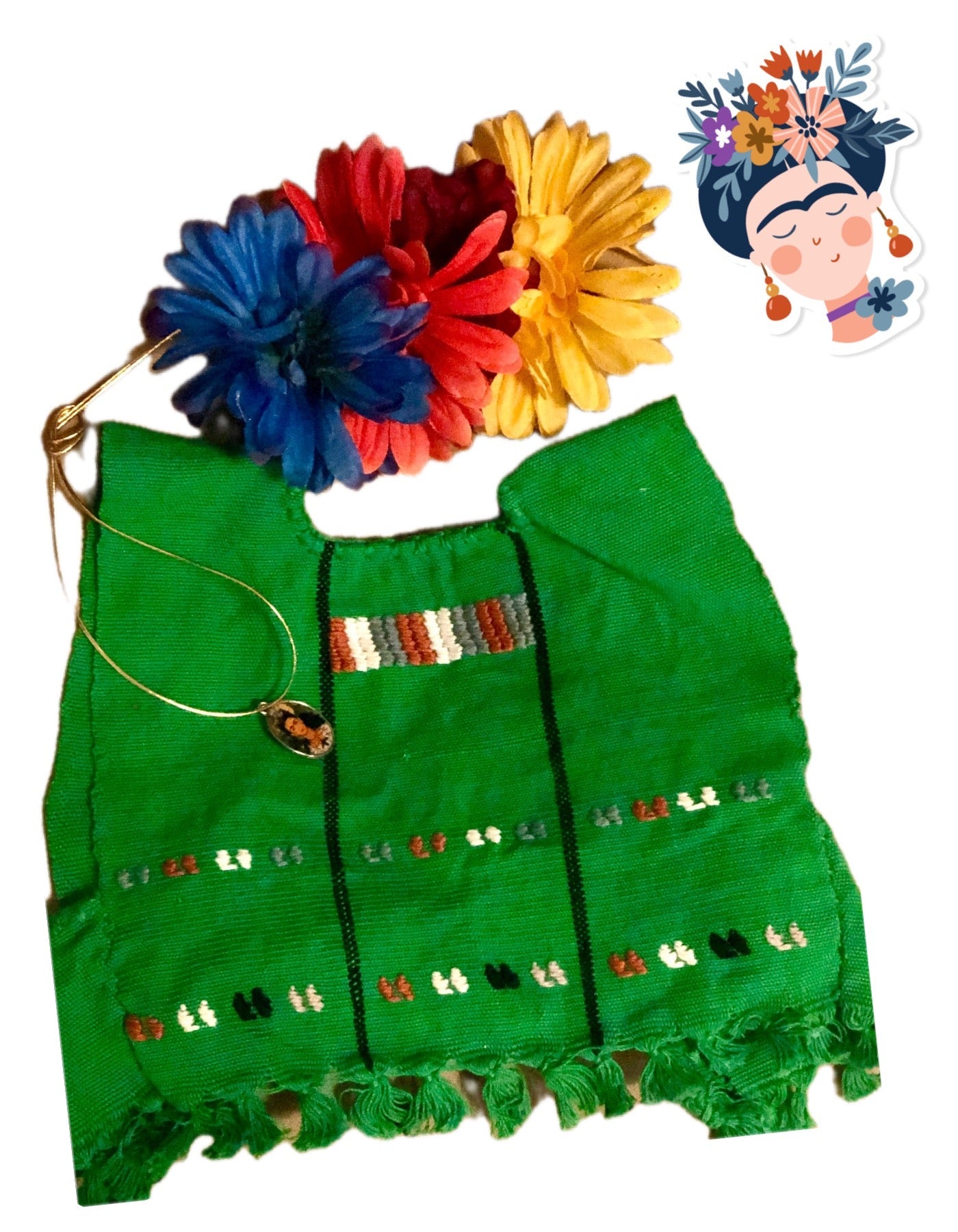 Frida Kahlo inspired dog costume - GueyitaMexicana