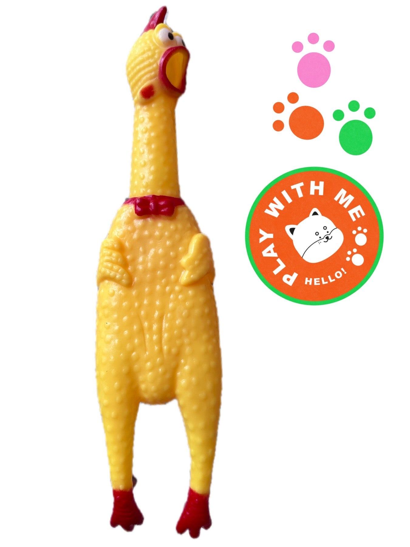 Screaming chicken dog toy - GueyitaMexicana