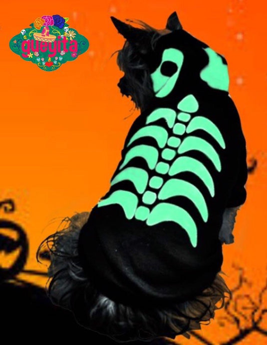 Skeleton dog hoodie - GueyitaMexicana