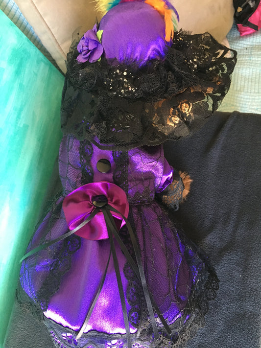 Classic Catrina dog costume