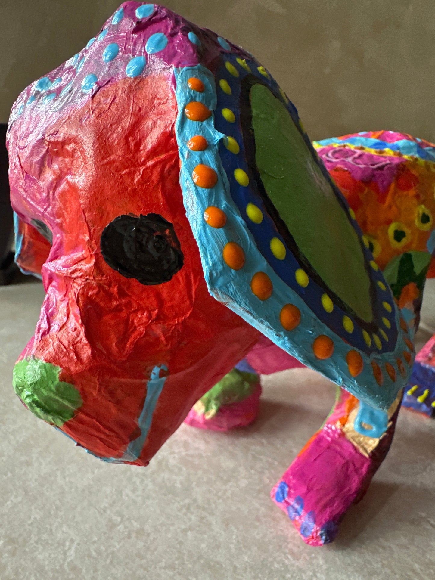 Papel mache Fall camp