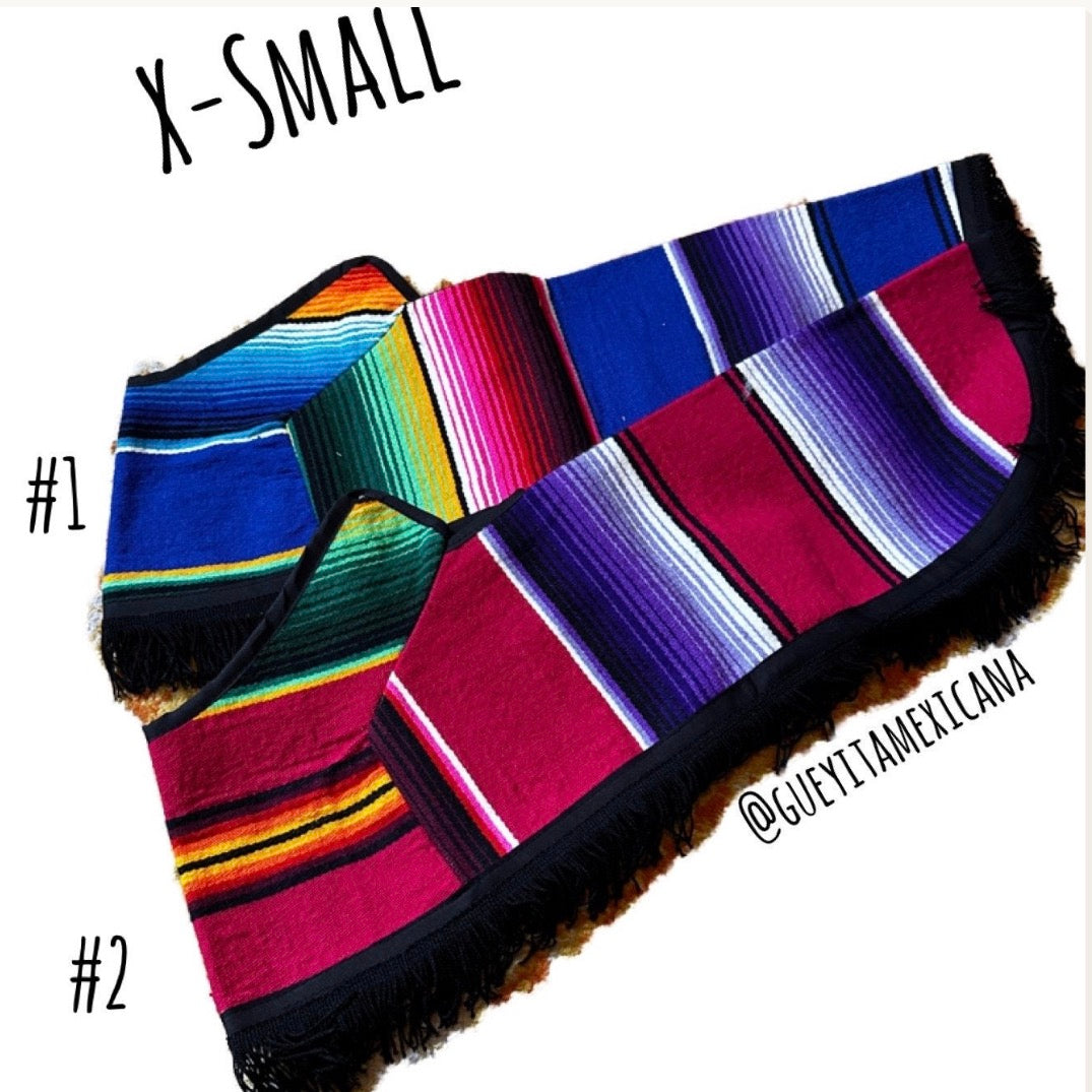 Cozy Up Your Pup with Our Handmade Joronguito: The Perfect Mexican Serape