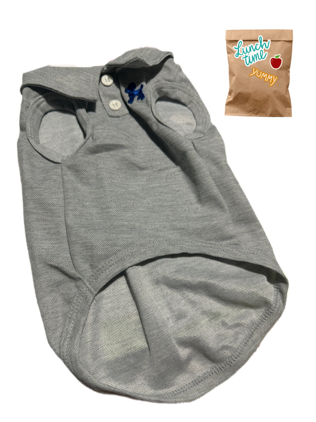 Charming Handmade Dog Girl Uniform for Back to School!