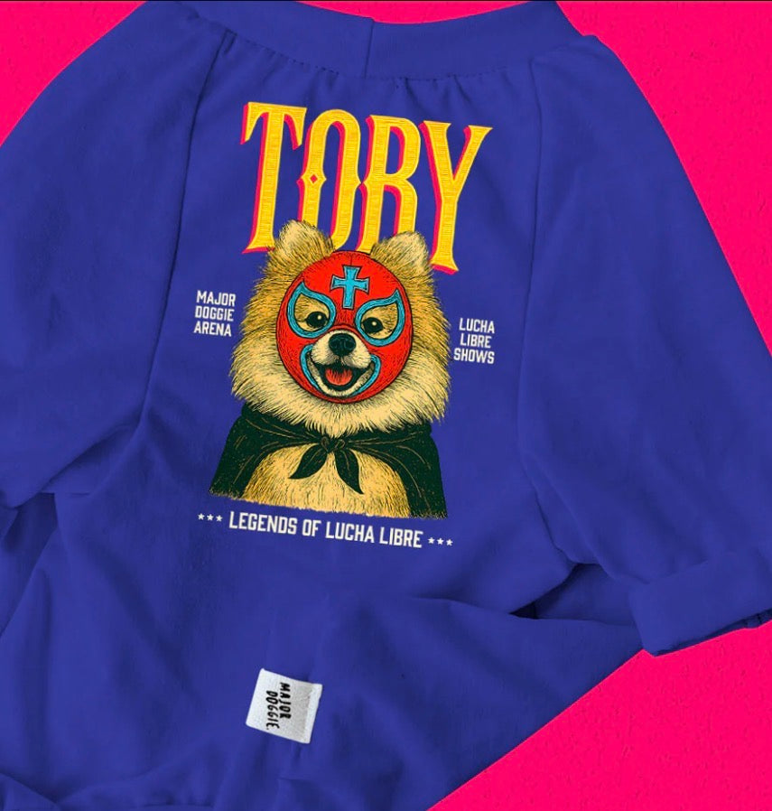 Lucha Libre Dog T-Shirt: Let Your Pup Be the Star of the Ring! -Preorder