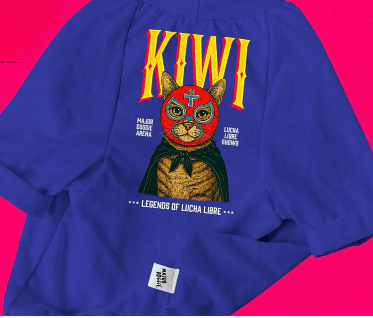 Lucha Libre Dog T-Shirt: Let Your Pup Be the Star of the Ring! -Preorder