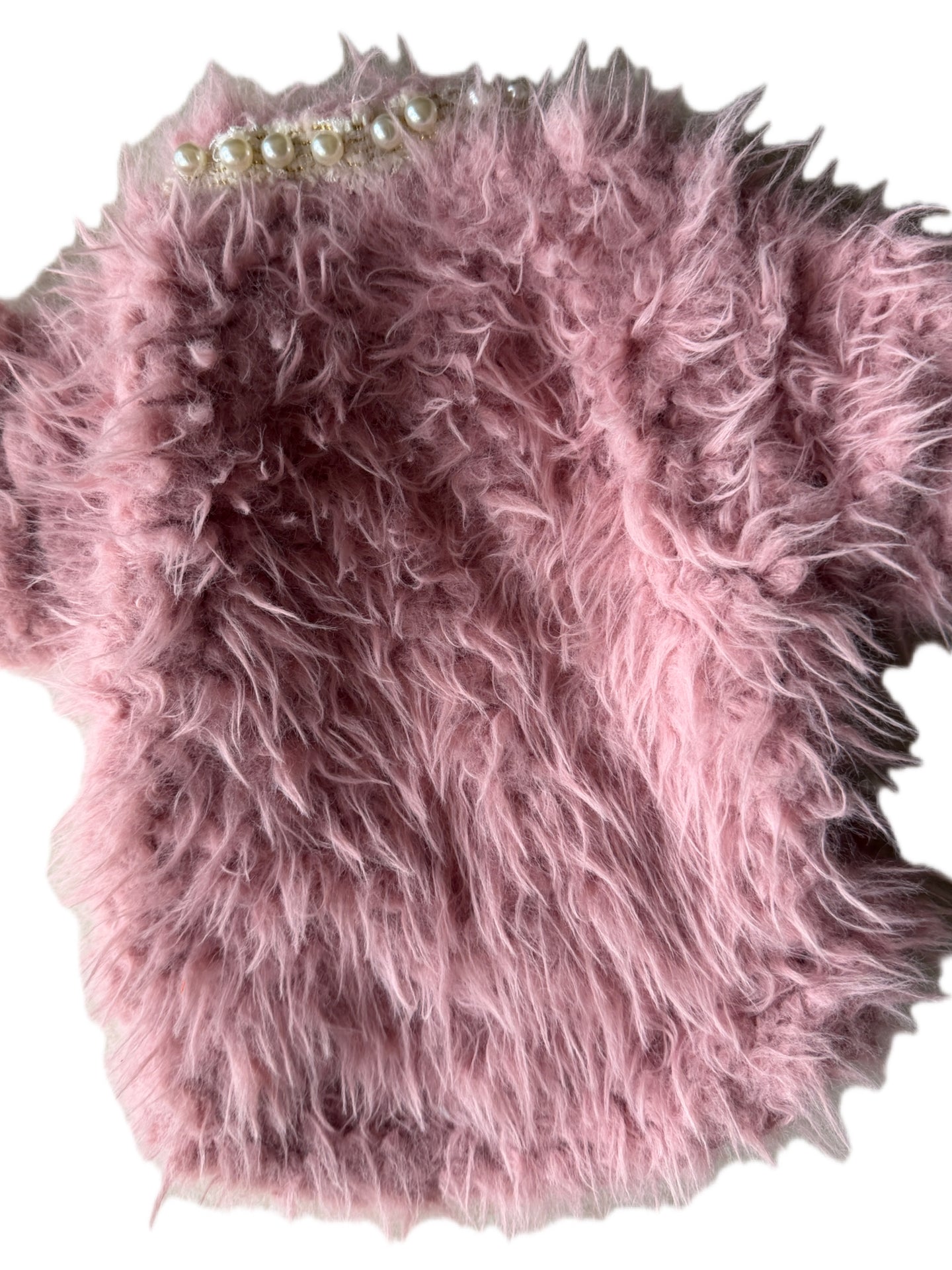 Pink Fluffy Dog Sweater — Cloud-Soft & Cozy