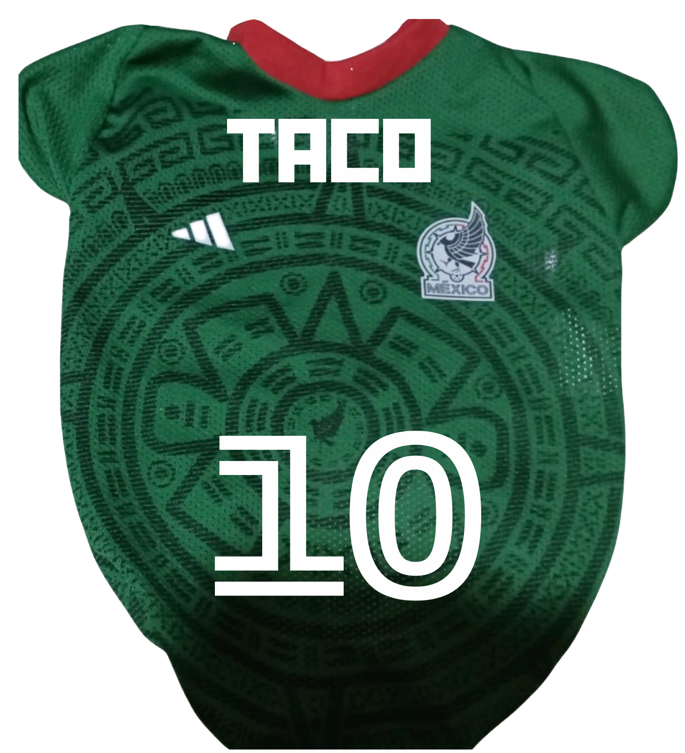 NEW- Mexican Team dog jersey- PRE ORDER