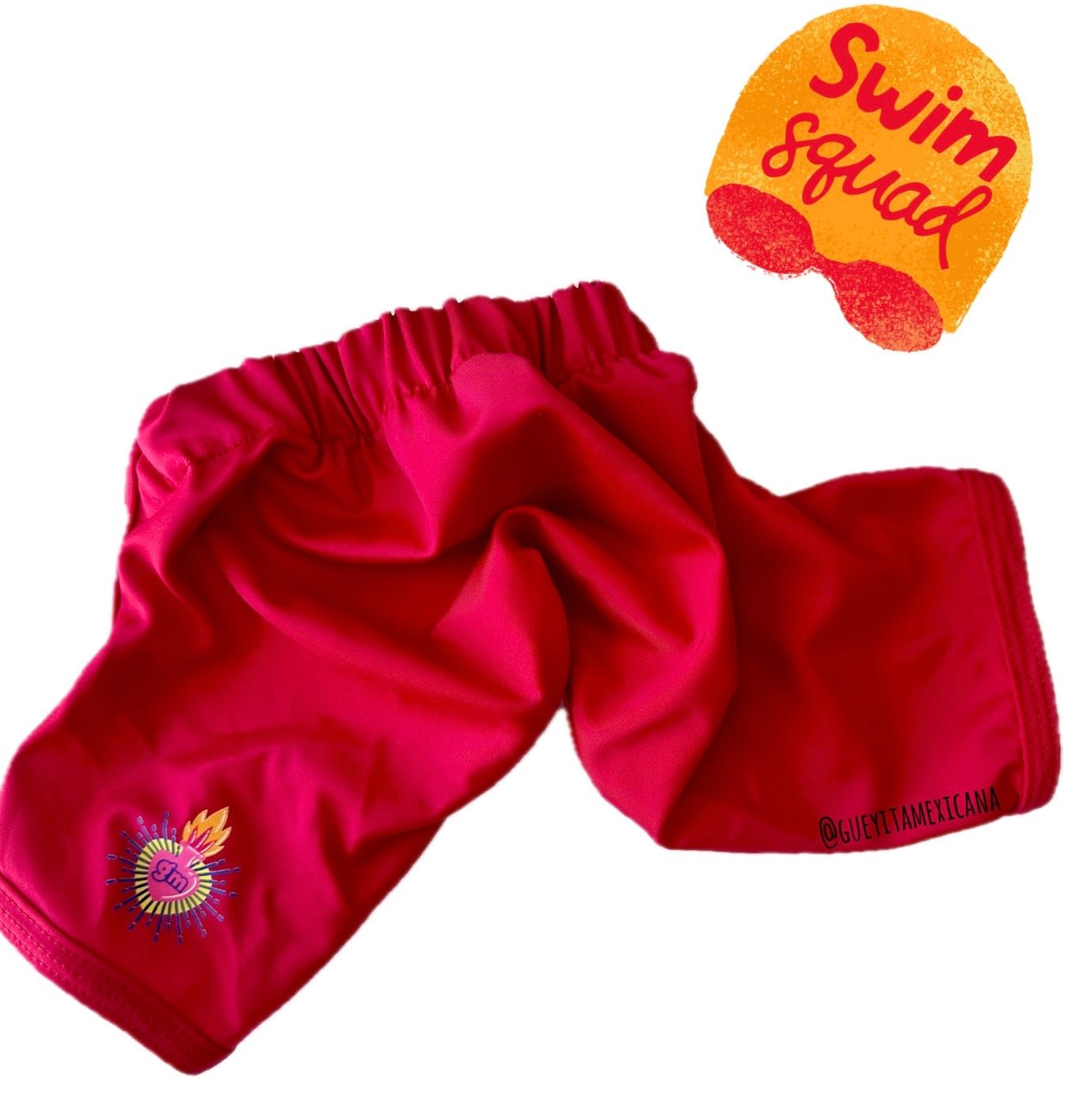 Red Swimsuit for dogs - GueyitaMexicana