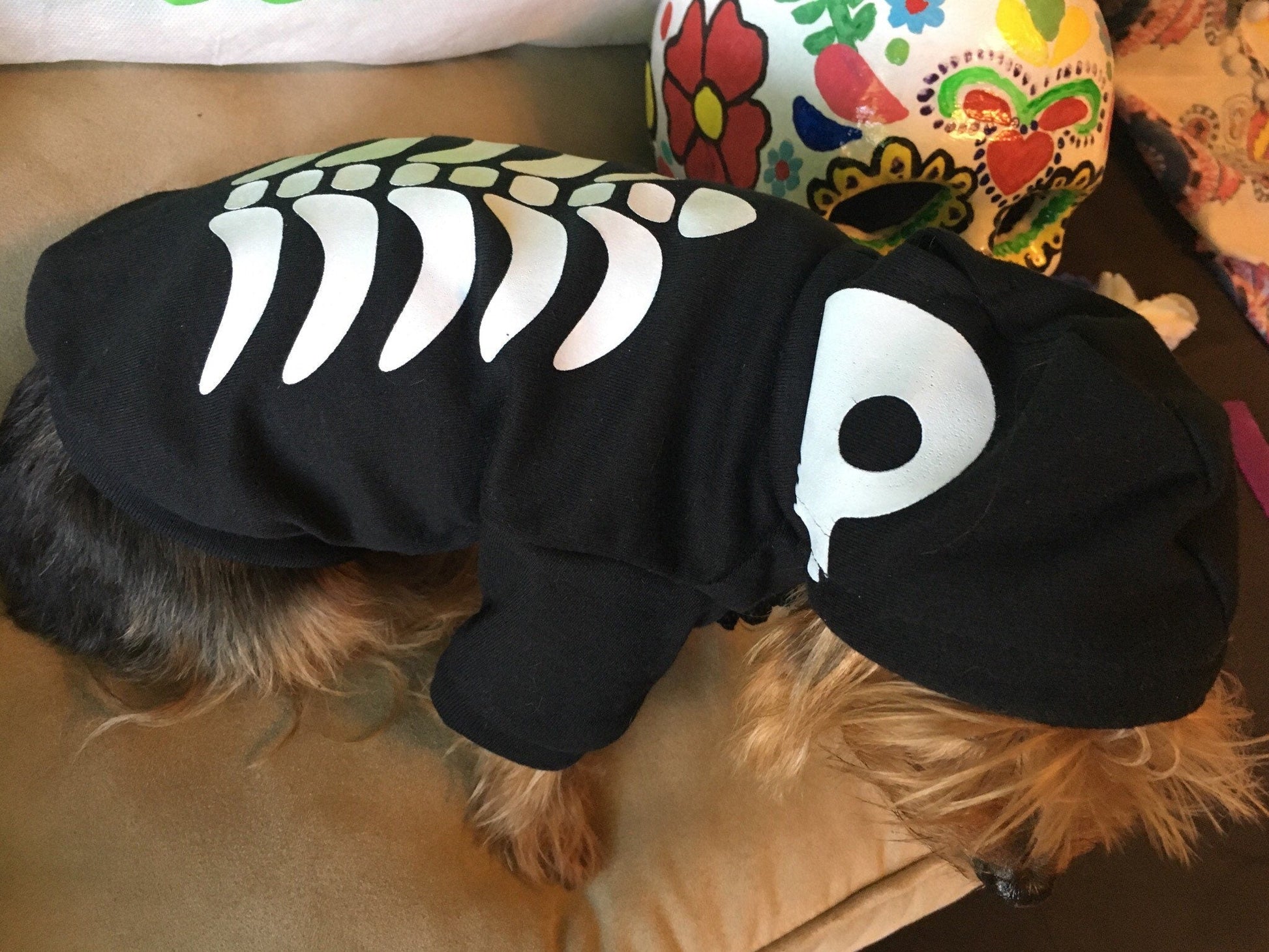 Skeleton dog hoodie - GueyitaMexicana