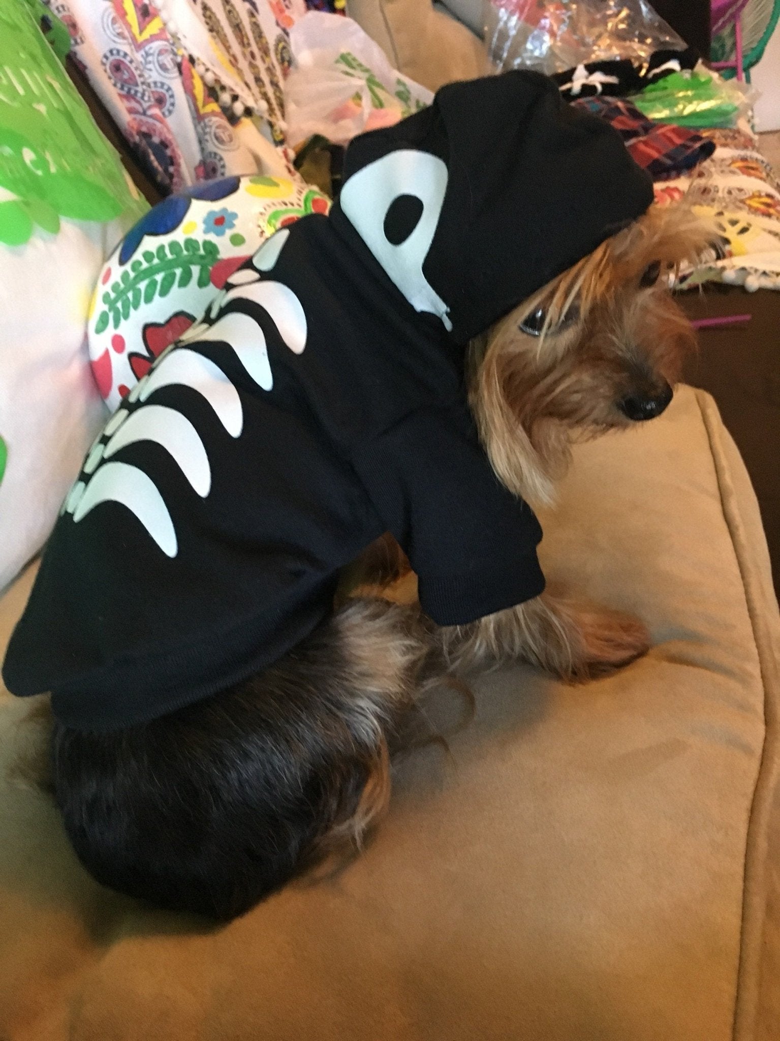 Skeleton dog hoodie - GueyitaMexicana