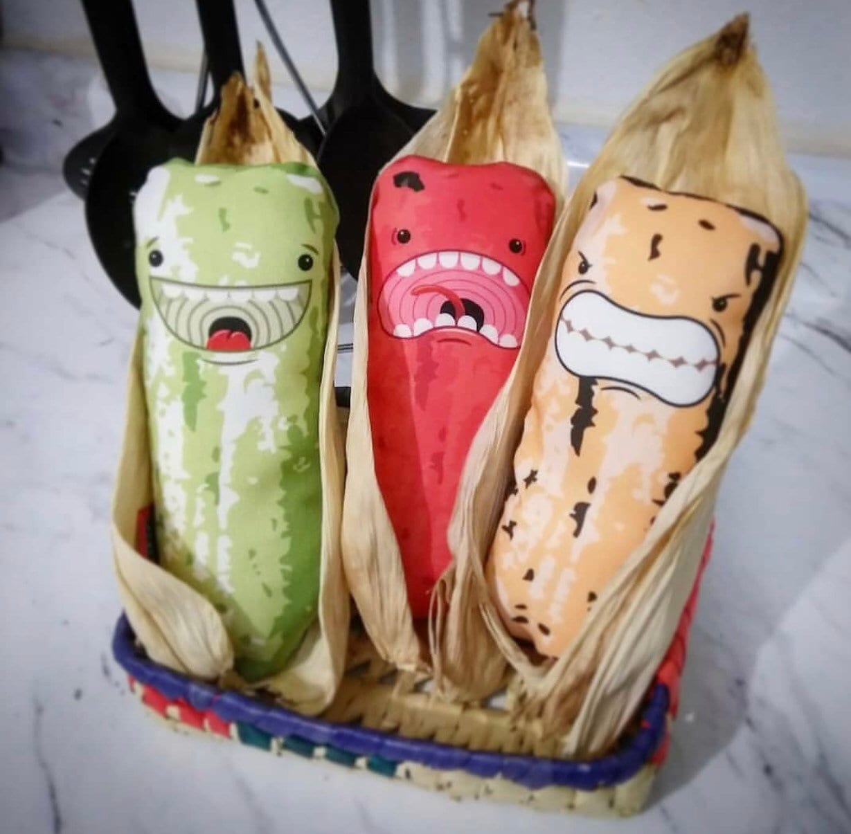 Tamalitos toy for dogs - GueyitaMexicana